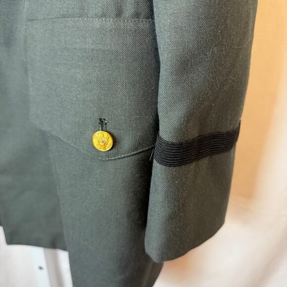 VTG US Army Service Dress Coat 32nd Infantry Division Red Arrow Cold War Era 46S - Picture 5 of 8